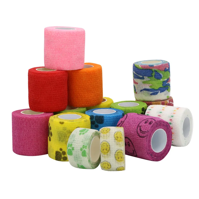 4.5m Colorful Sport Self Adhesive Elastic Bandage Wrap Tape Elastoplast for Knee Support Pads Finger Ankle Palm Shoulder