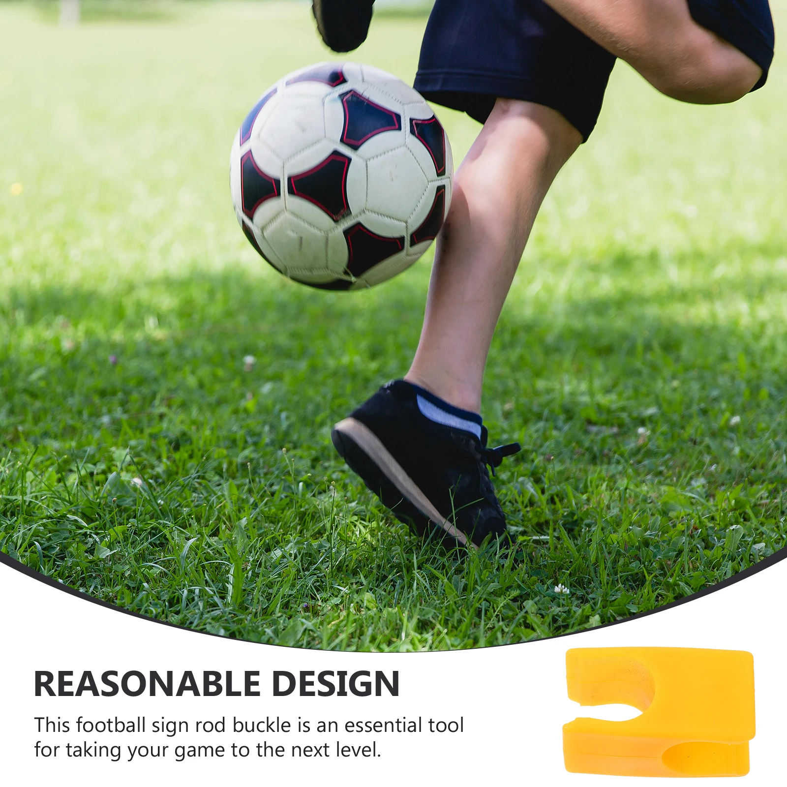 

8 шт., пряжка для футбольного знака, прочный тренировочный маркер, пряжка для стержня, спортивное оборудование, пряжки для тренировочного знака