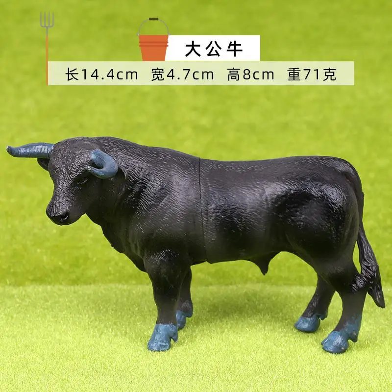 PVC Plastic Mini Boerderij Pluimvee Dieren Huisdecoratie Figuurtjes Gesimuleerde Dieren Hond Varken Schaap Kip Model Kinderspeelgoed