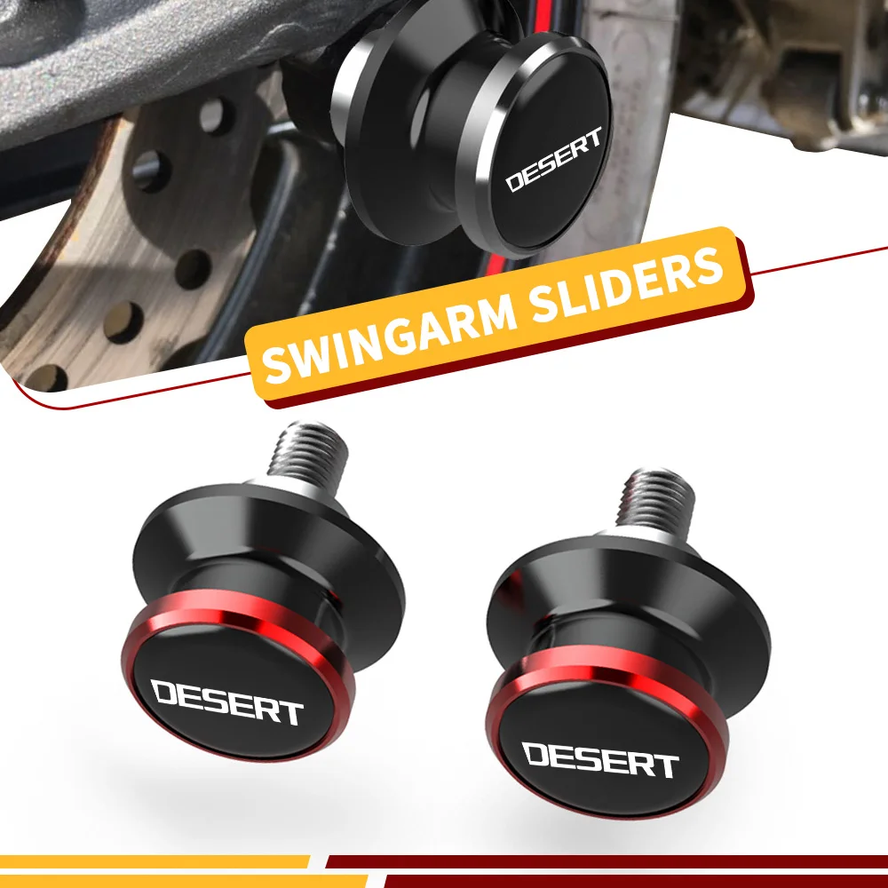 

Motorcycle Desert-X Part 8MM CNC Swingarm Spools Sliders Stand Screws For Ducati DesertX Desert X 2022 2023 2024 2025 2026