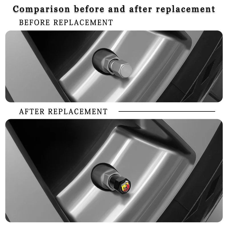 عجلة السيارة الإطارات صمام قبعات الهواء الجذعية لافيدا Rline الإطارات التوصيل ل أبارث بونتو 500x ستيلو دوكاتو باليو برافو دوبلو فيات اكسسوارات #4