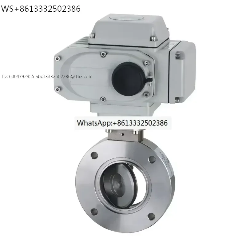 High vacuum electric butterfly valve GID-150 GID-200 GID-250 GID-300 GID-400