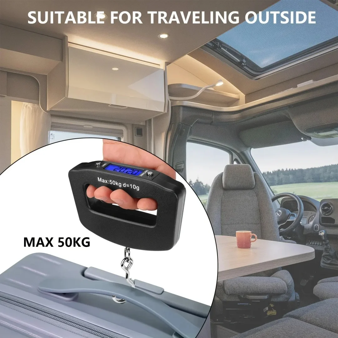 Portable Digital Luggage Scale for Travel and Fishing