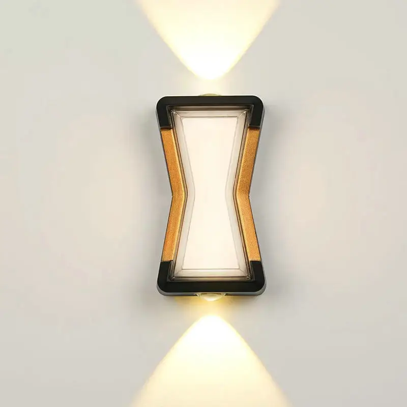 

Уличный светодиодный настенный светильник из алюминия для двора, виллы, сада, балкона, коридора, прохода, ванной комнаты, водонепроницаемый, для наружного освещения