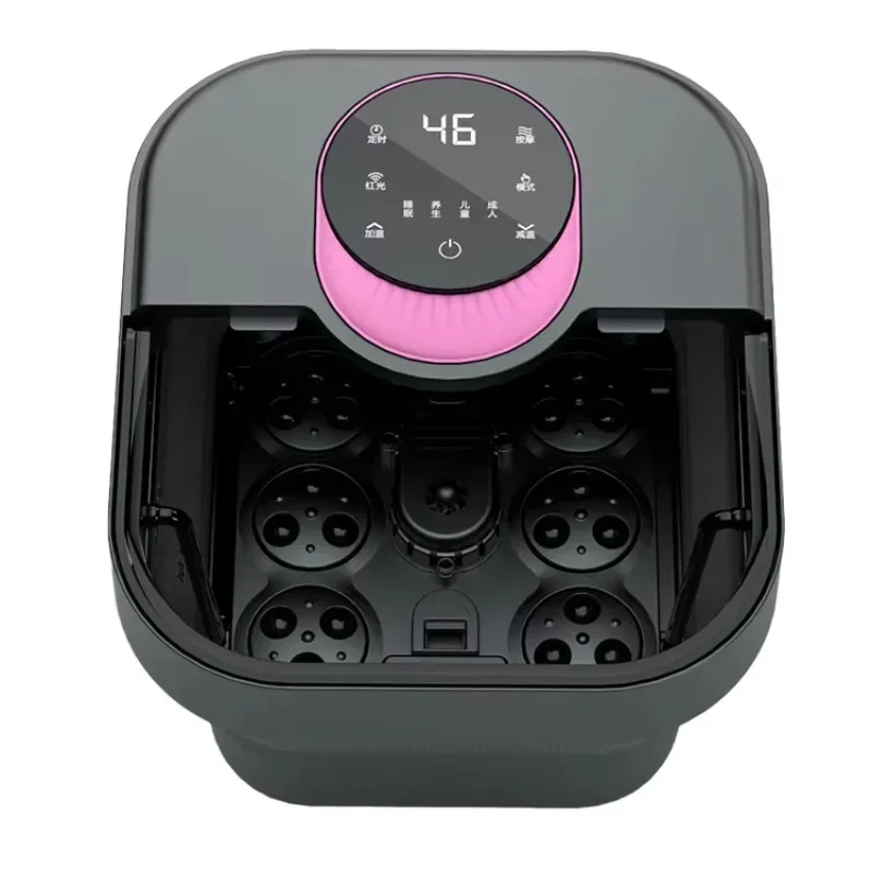 

Складная электрическая массажная ванночка для ног с пузырьковым массажем для домашнего использования