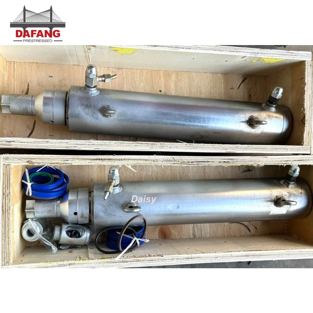 

14T Prestressed Hydraulic Cable Wire Tensioner 12.7mm 15.2mm PC Strand Post Tension 30 Tons Mono Hydraulic Jack 20T for Rebar
