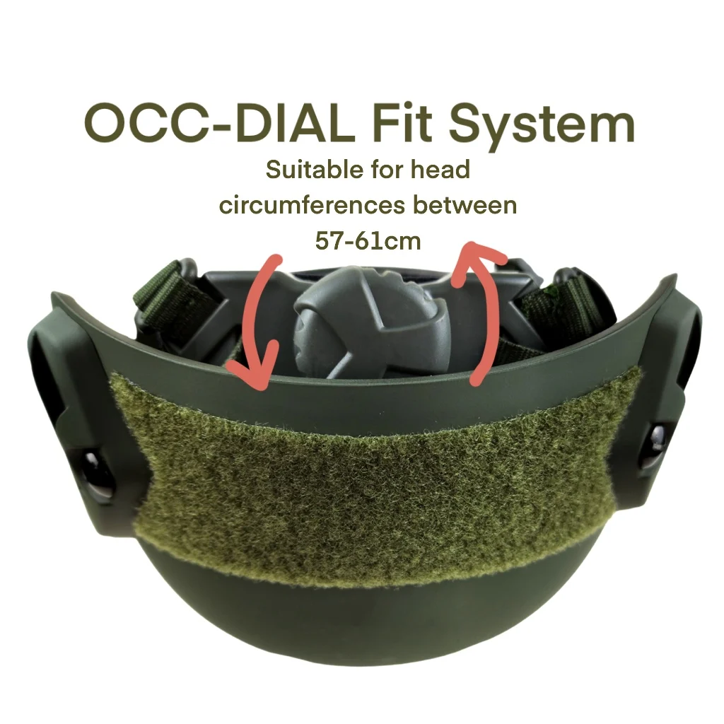 HWZHYB FAST Tactical Helmet,5mm, CE Certified for Rescue/Training/Cycling/Home Defense/Air Gun Shooting CS Protective Equipment