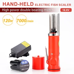 Rechargeable Electric Fish Scaler Remover Cleaner Fishing Scalers Planer Descaler Portable Fish Knife Seafood Kitchen Tools