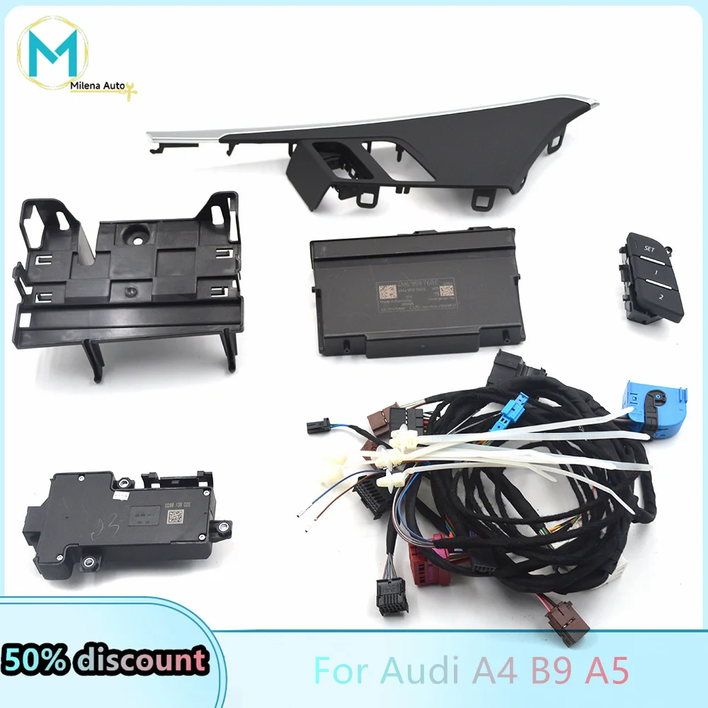 For Audi A4 B9 A5  Seat memory kit with module and Harness For left hand Driving