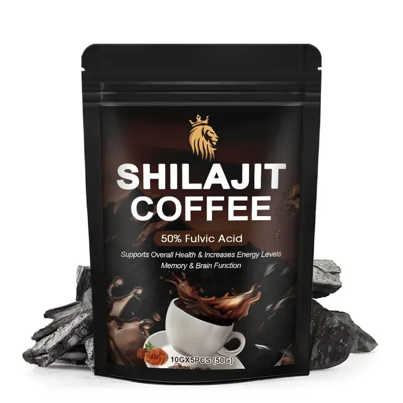 

GIFT METAL SPOON FROM HIGH-PURITY SHILAJIT COFFEE RESIN FROM SIBERIA