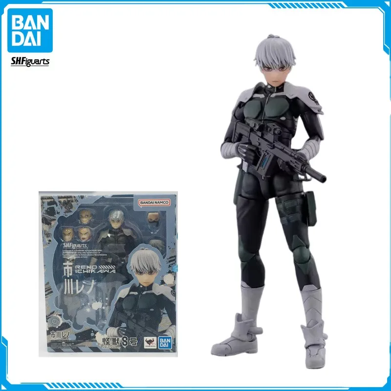 

In Stock Bandai SHF KAIJU NUMBER EIGHT Ichikawa Reno Original Genuine Anime Figure Model Toys Action Figures Collection Doll Pvc