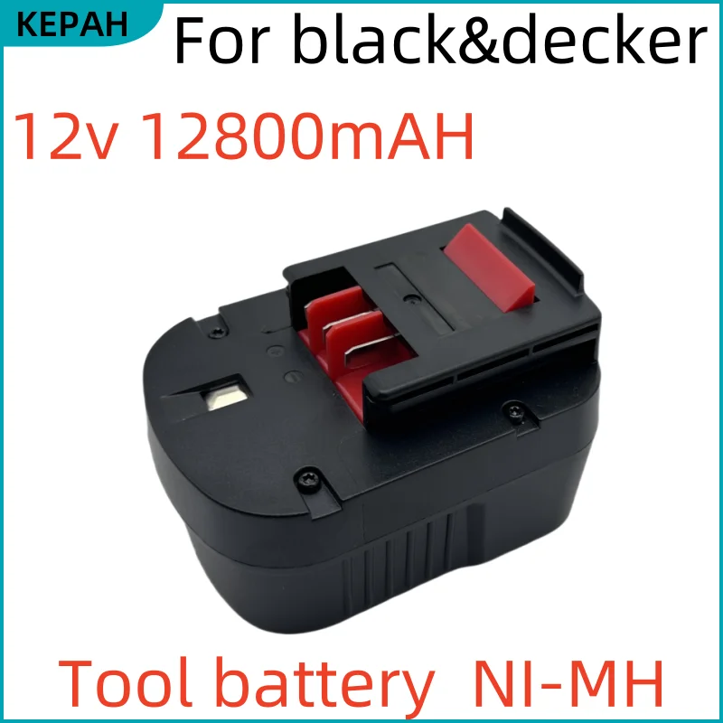 Batería de herramienta eléctrica de 18V 128000mAh para negro Decker A18 A1718 A18NH HPB18-OPE FS1800CS FS1800D-2 FS1800I