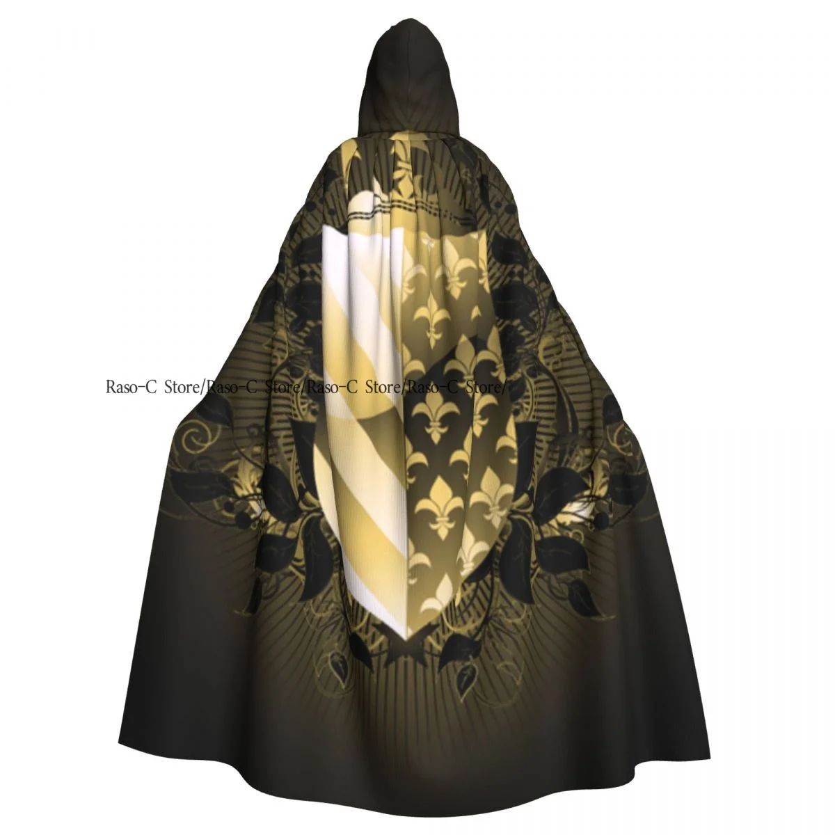 Long Cape Cloak Ornamental Shield Hooded Cloak Coat Autumn Hoodies