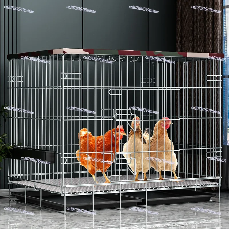 PET Large Thick Home Indoor and Outdoor Chicken Coop  Duck Folding Breeding Dog Cat Cage