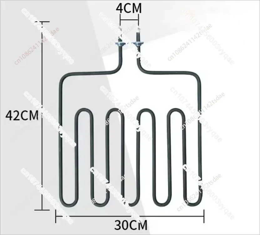 عنصر تسخين كهربائي من الفولاذ المقاوم للصدأ 220 فولت 2000 وات/2500 وات للفرن والساونا والموقد وسخان الخبز الهوائي #3