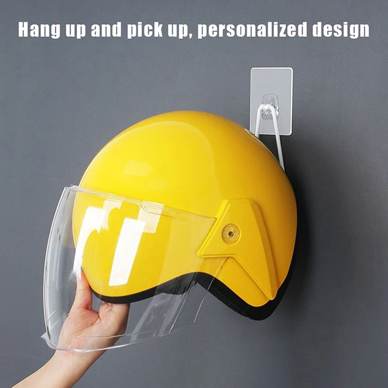 High qualityMotorcycle Helmet Rack Wall Mount Metal Bike Helmet Holder Mount Stainless Steel Bicycle Helmet Display Hanger Stand
