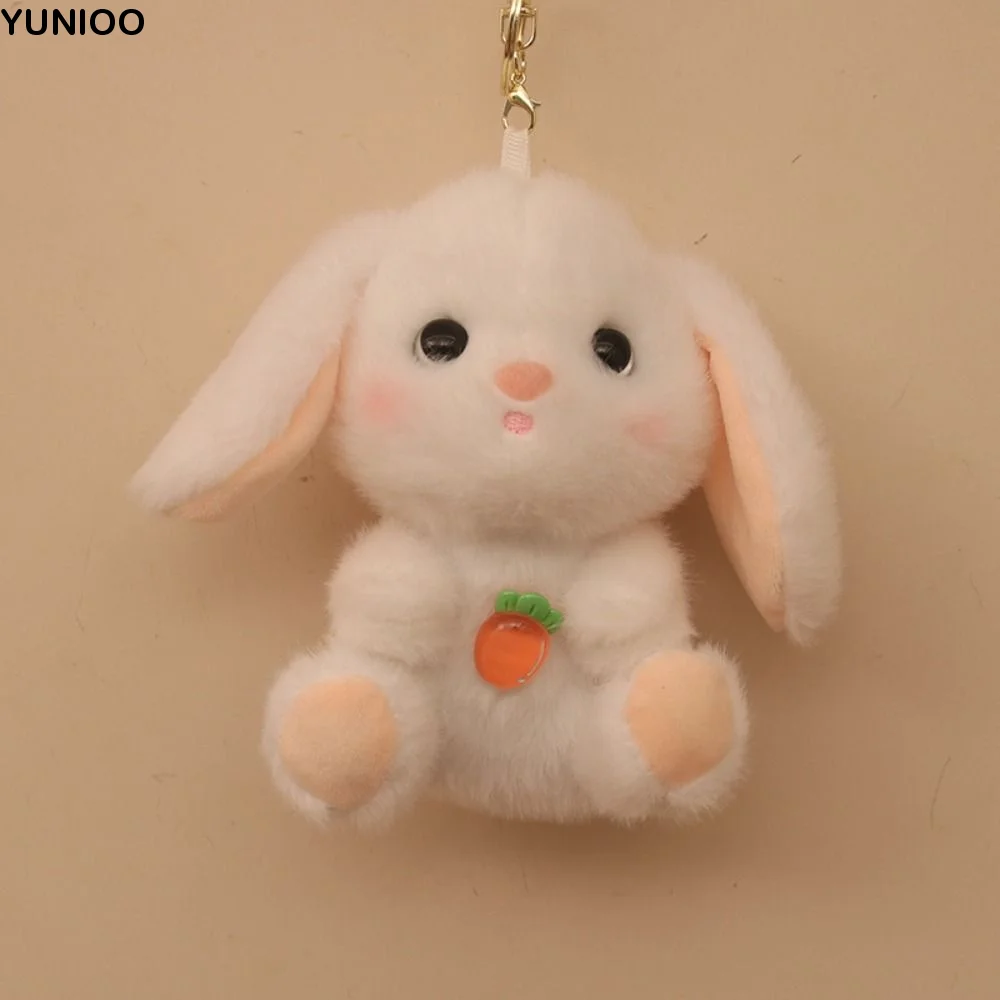 

Stuffed Animals Plush Bunny Keychain Plush Doll Couple Toy Little Rabbit Plush Sitting Doll Soft Animal Bear Rabbit Bag Pendant