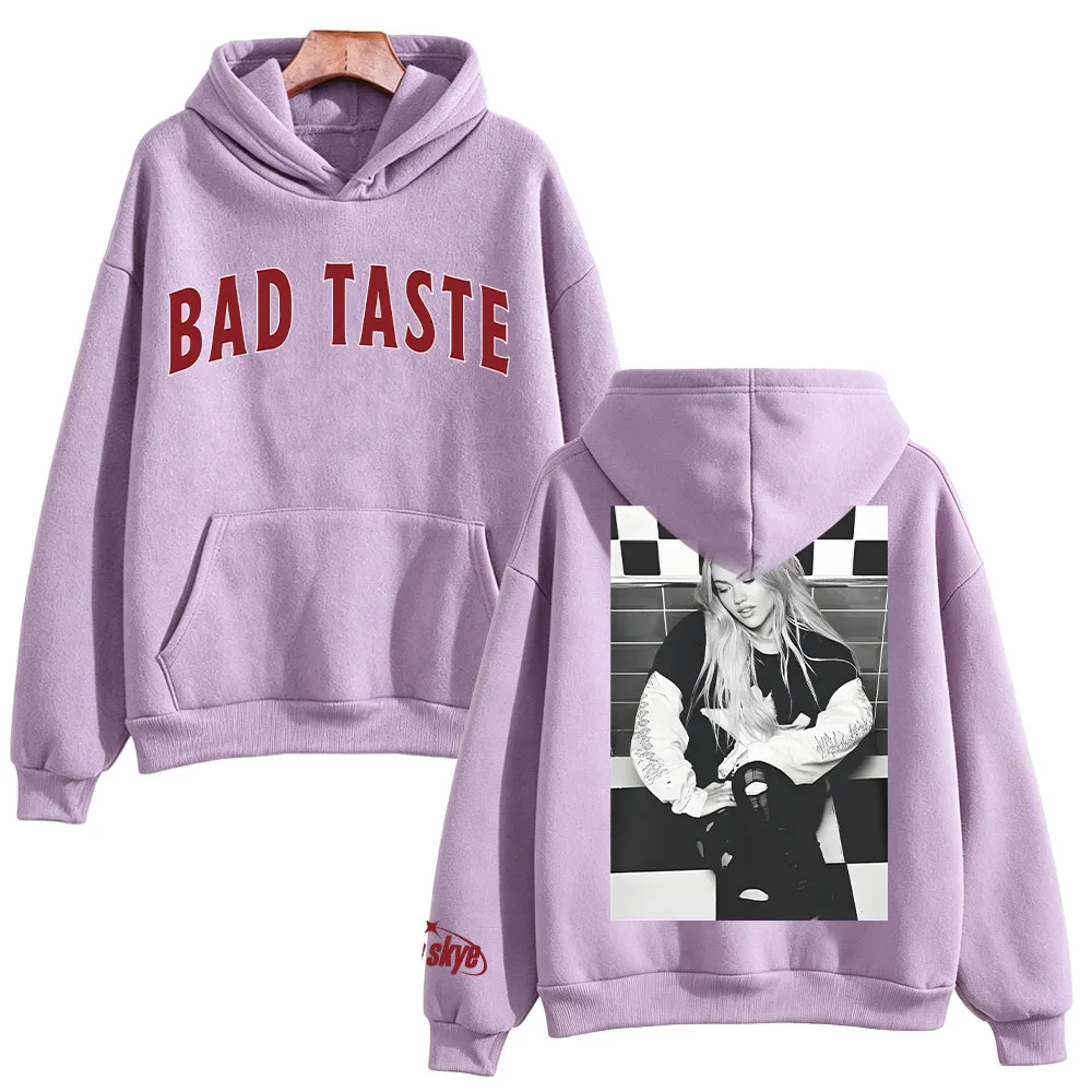 Freya Skye Bad Taste Photo Hoodie Unisex Vintage Grafikdruck Langarm Kleidung Casual Streetwear Fan Geschenk Tops Sweatshirts – Detail 14