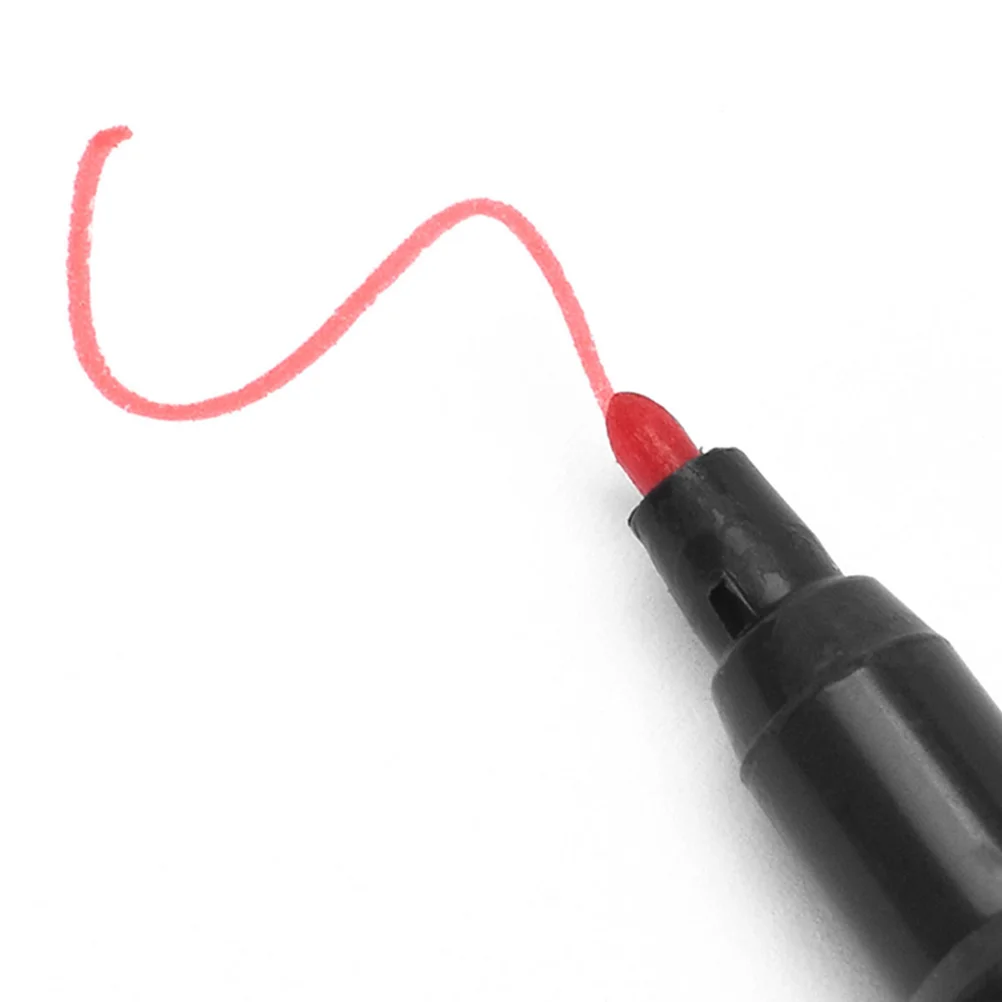 ปากกามาร์คเกอร์สำหรับผิว 10 ชิ้น กันน้ำ สำหรับแต่งหน้า ปากกาเขียนคิ้ว ปากกามาร์คเกอร์สำหรับศัลยกรรม ติดทนนาน อุปกรณ์มืออาชีพ