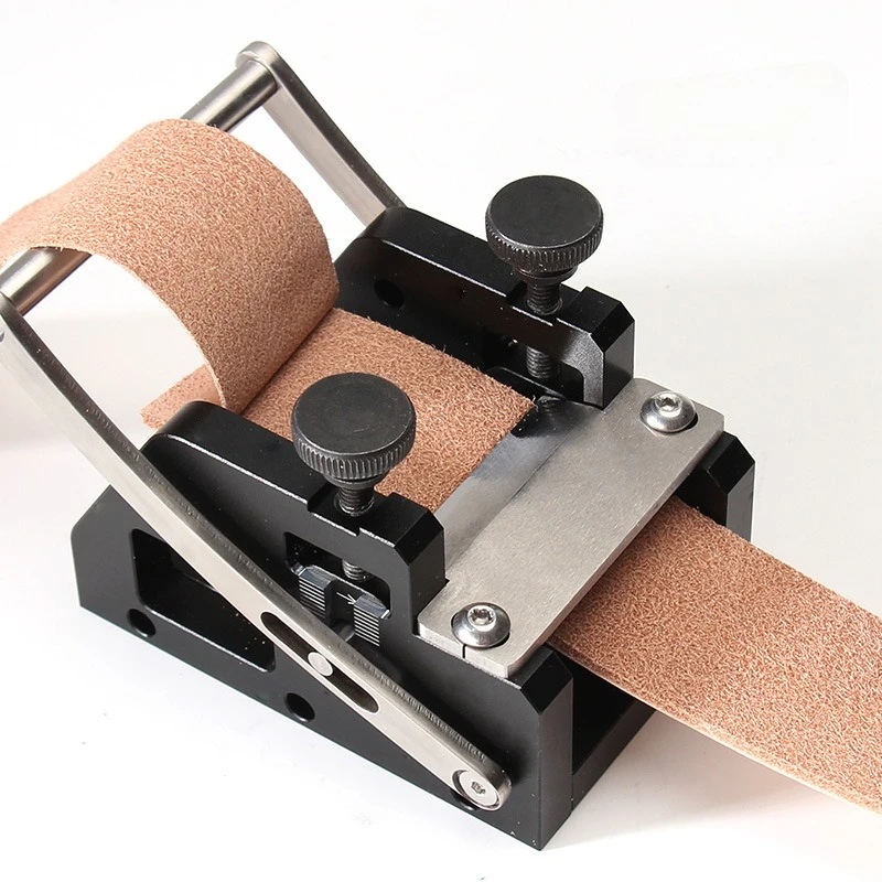 Manual Leather Skiving Machine Leather Thinning Shovel Tool Vegetable Tanned Watch Strap Paring Trimming DIY Leathercraft Tool