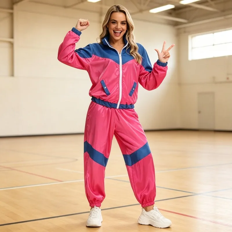 Party Costumes and Props Ladies Dress Up Accessory Set Vintage Disco Trend Party Stage Show Suit Hip Hop Rock Dance Sportswear