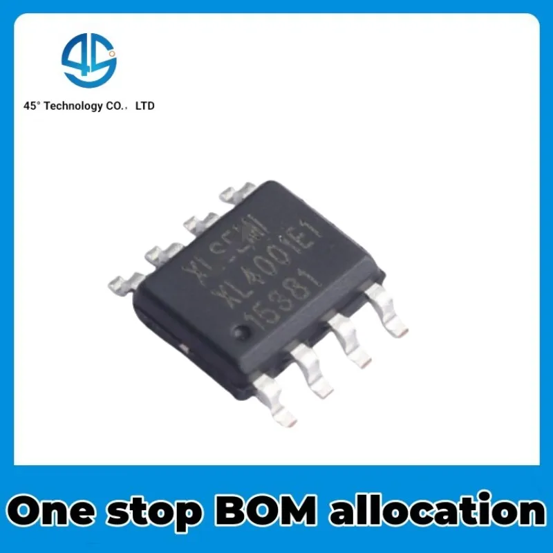 20PCS Original genuine XL4001E1 SOP-8 2A 1.235-37V 150KHz step-down single-chip car charger chip NEW IC Chip