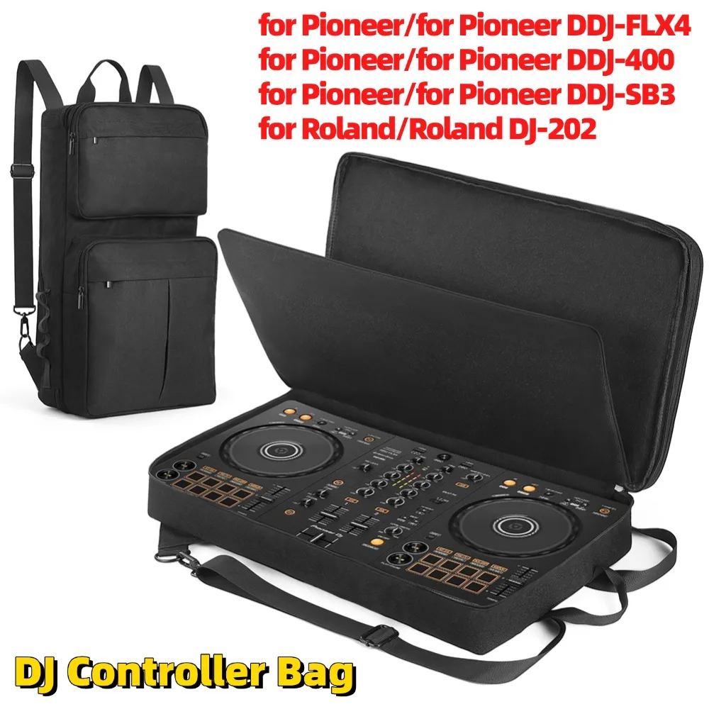 

Защитный чехол для портативного DJ-контроллера, пылезащитные сумки для хранения с плечевым ремнем для Pioneer DDJ-400 DDJ-FLX4, чехол для переноски