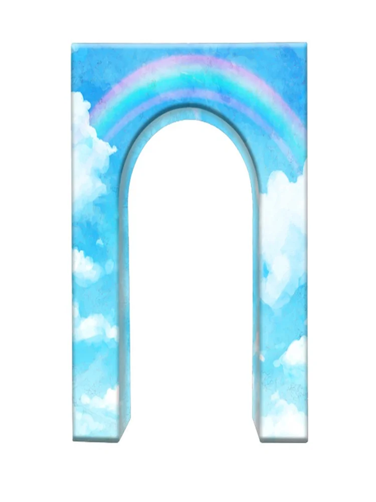 

Big Ache Background Props Event & Party Weeding Decoration Metal Steel Pipe Backdrop Stand Arch Telescopic Pole Yarn Truss