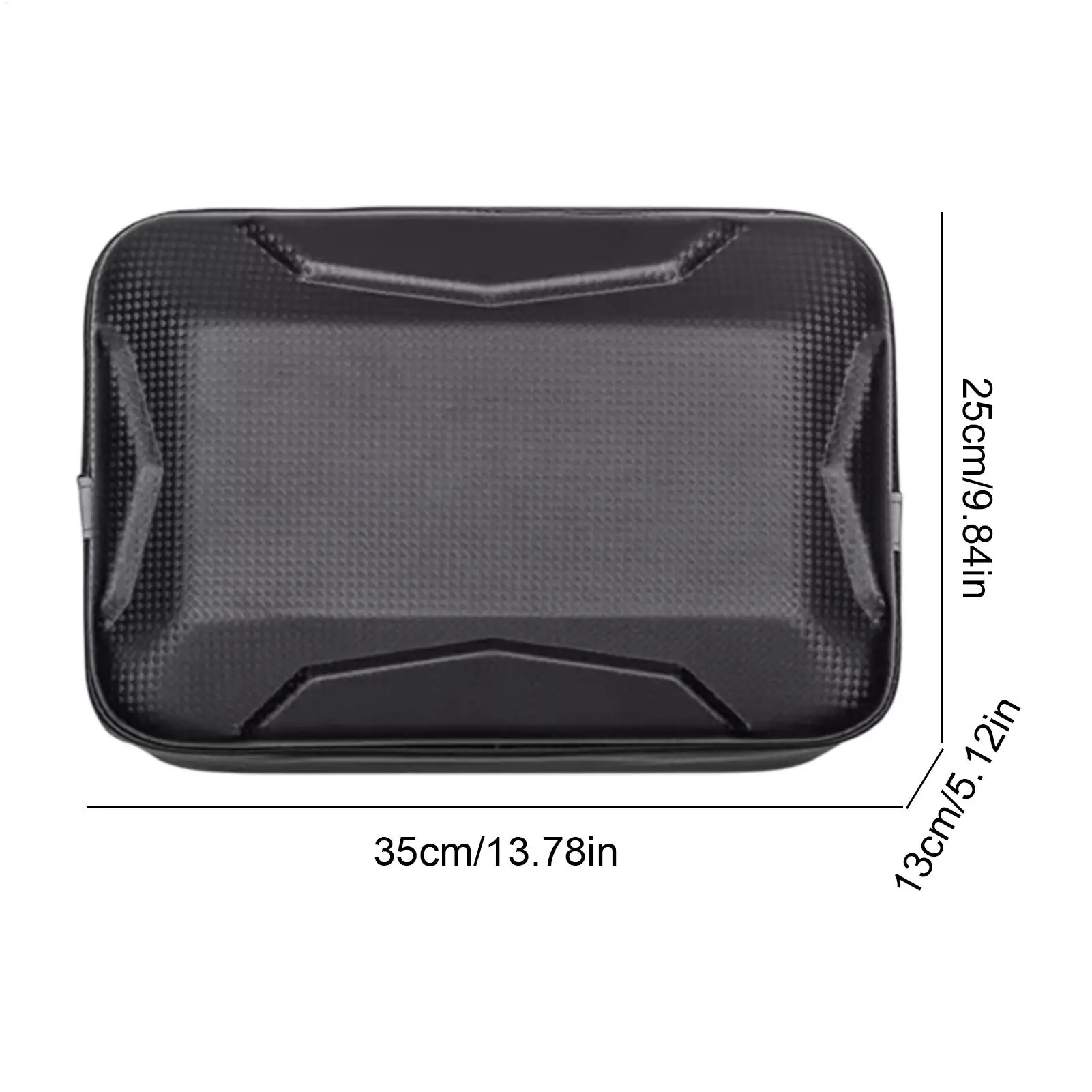 E-Bike Backrest Storage Bag Hard Shell Waterproof Ebike Trunk Pannier Safety Reflective Hard Shell Electric Vehicle Luggage