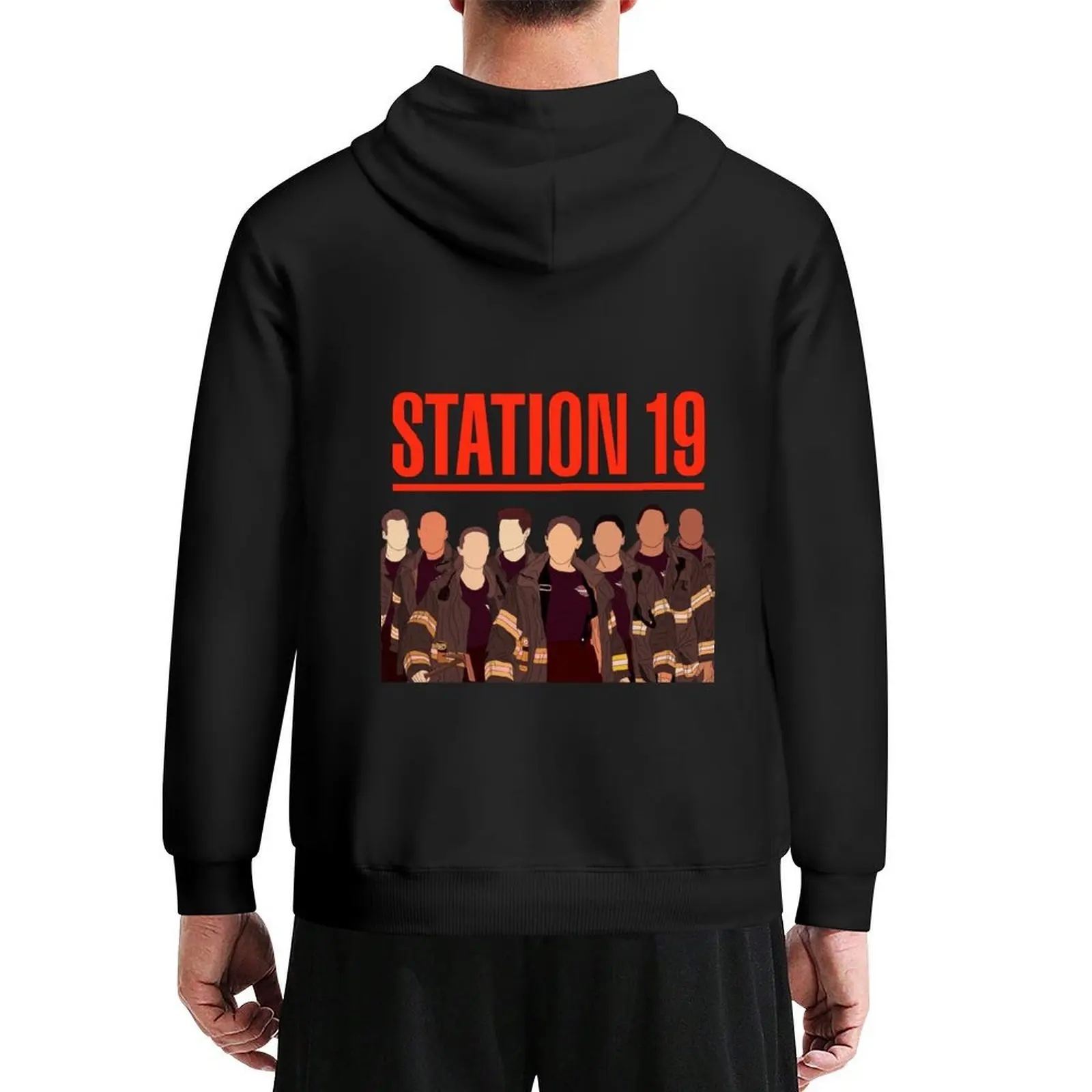 

Station 19 cast Hoodie japanese style men's sweat-shirt anime clothing mens clothes hoodie man