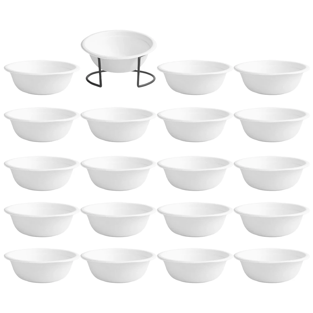 

1 Set Disposable Dog Travel Paper Cat Household Pet Food Bowl Replacement Paper Bowls Smooth Pet Feeding Bowls Multi Function