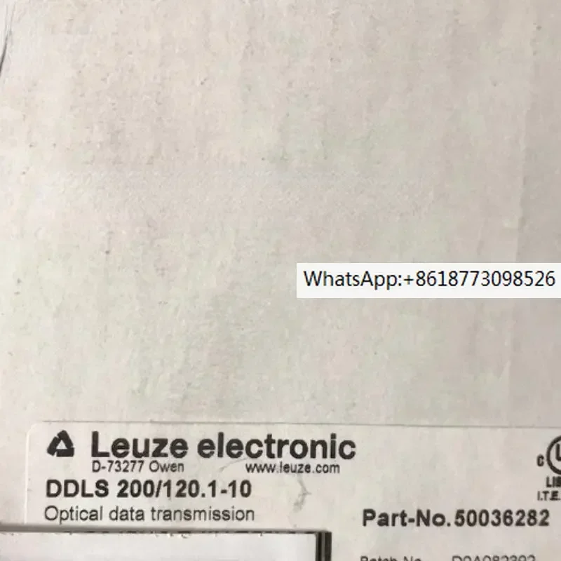 

Совершенно новый, импортированный из Германии, с оригинальной маркировкой Laoyite LEUZE 50036282 DDLS 200/120.1-10.