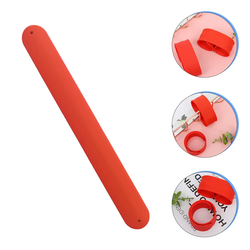 

4 Pcs Silicone Bracelet Birthday Party Favors Boy Gifts Magnetic Blank Snap Bands Steel Bulk Child Wrist