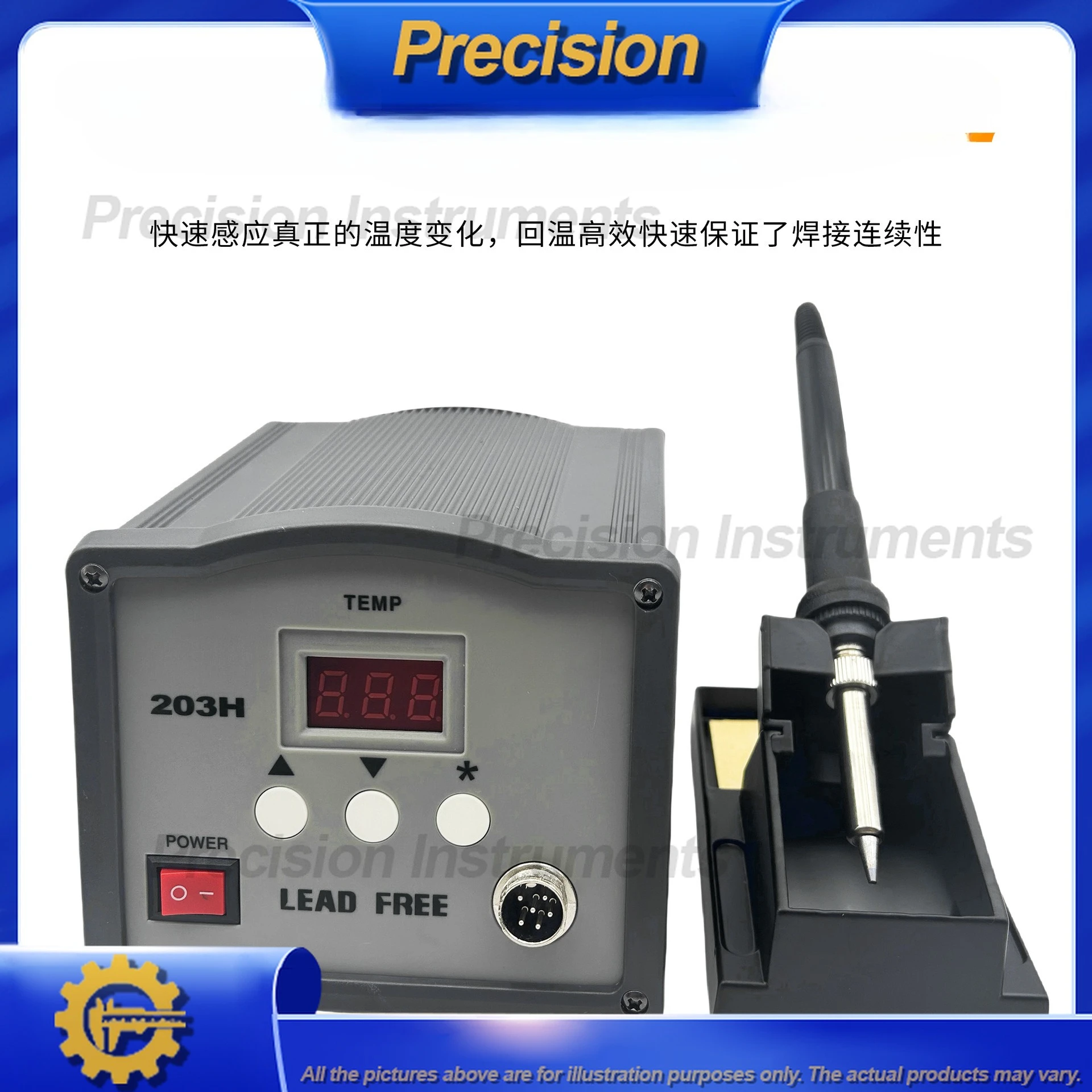 2026 High Power 150W Digital Temperature Control Soldering Station with 90W Heating Iron for Precision Soldering Work