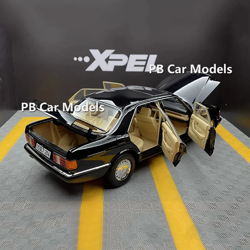 NOREV 1:18 560SEL W126 6th generation S 1989 alloy fully open car model