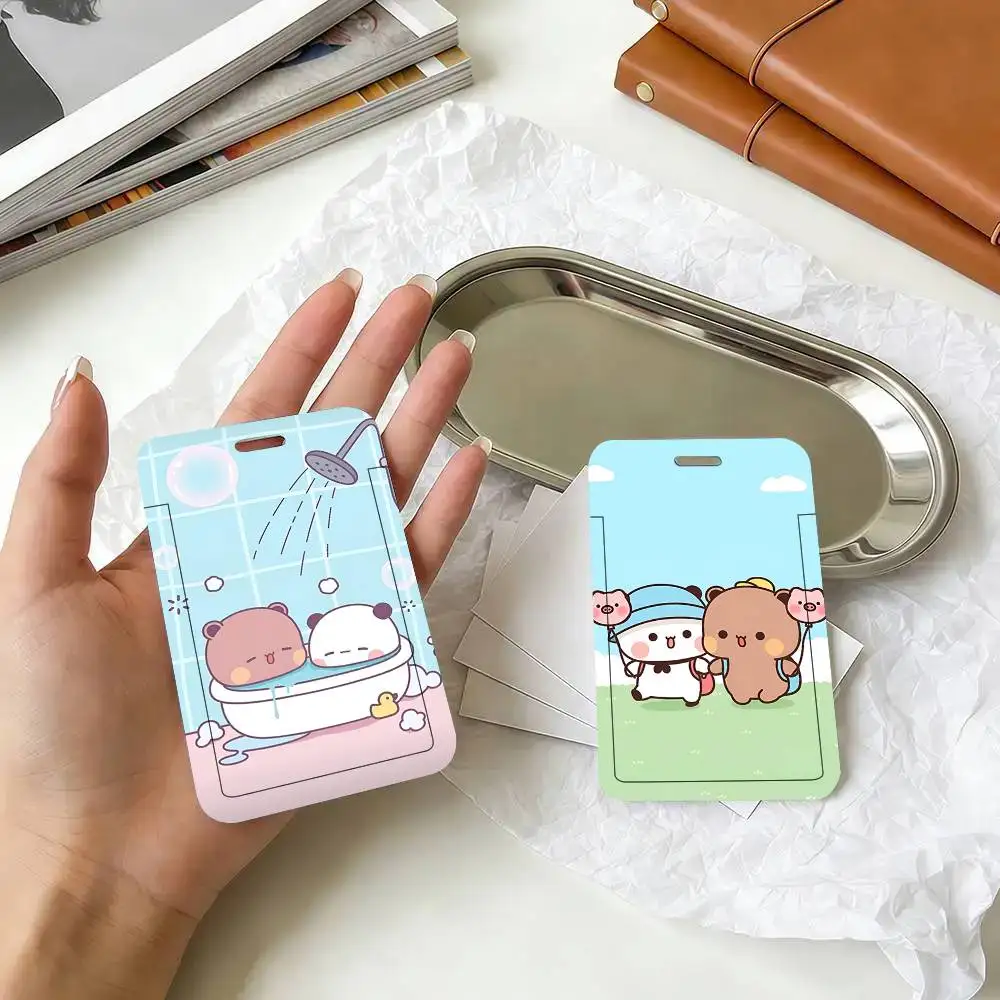 Bubu And Dudu Cute Lanyard Card Holders Student ID Card Holders Neckband Card Holders Access Control Accessories Gifts
