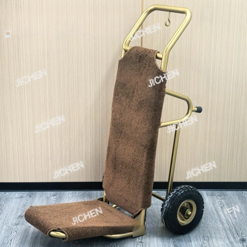 

Luggage cart, hotel lobby, stainless steel luggage service driver, cart, work cart