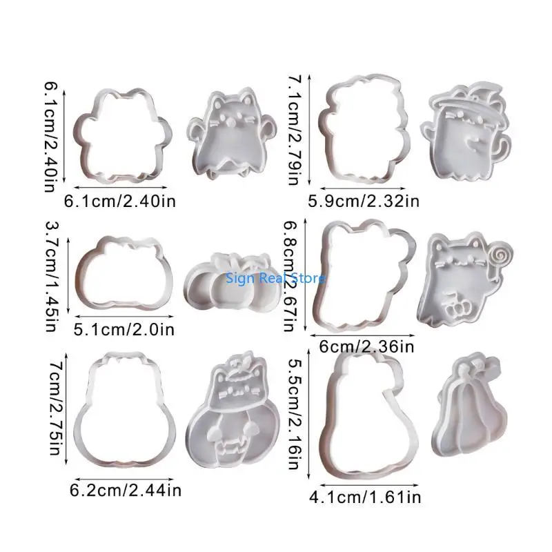 8 упаковки печенья плесени выпечка