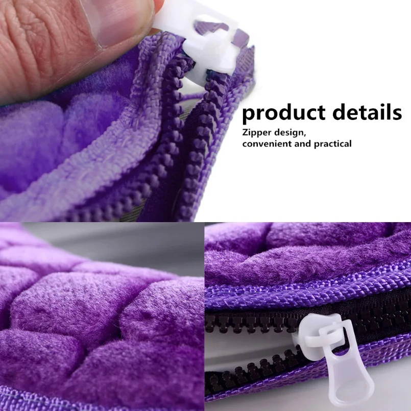 Чехол на сиденье для унитаза в ванной комнате, мягкая зимняя теплая плюшевая подушка, О-образная моющаяся подушка для крышки унитаза, товары для дома 37 см × 44 см