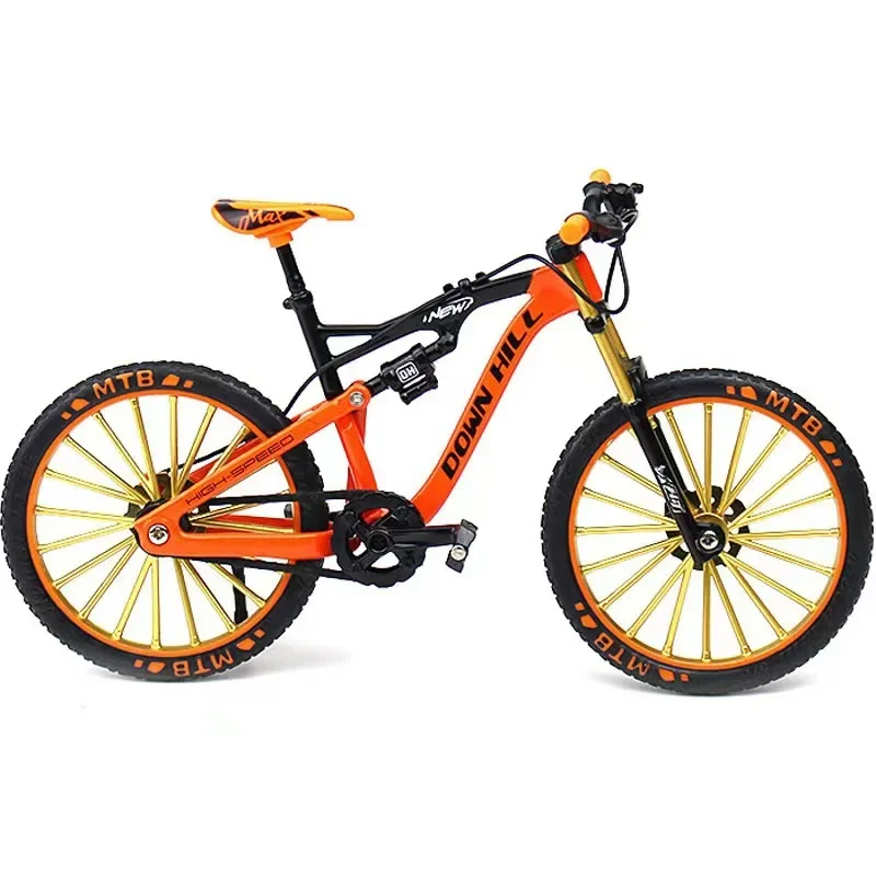 Mini Alloy Bicycle Diecast Model Finger Mountain Miniature Metal Bike Racing Simulation Collection