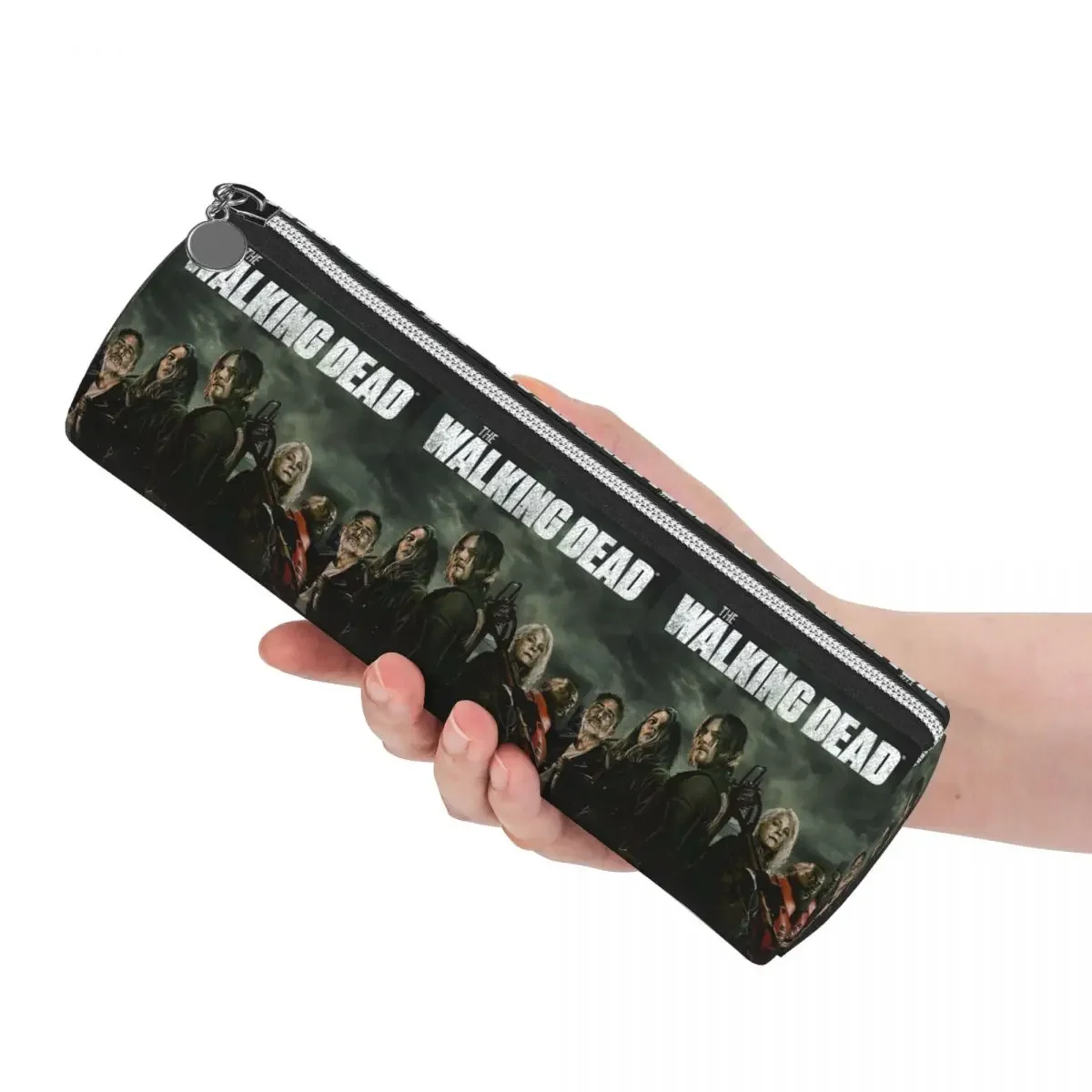 The Walking Dead Gaming Games Pencil Cases Pencil Pouch Cylinder Pen Box Pencil Bag for Students Gifts