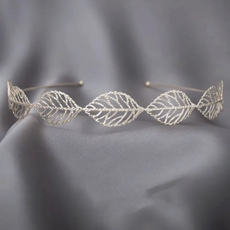 New Hollow Out Leaves Headbands Simple Gold Fashion Hairbands for Women Headwear Elegant Hair Accessories