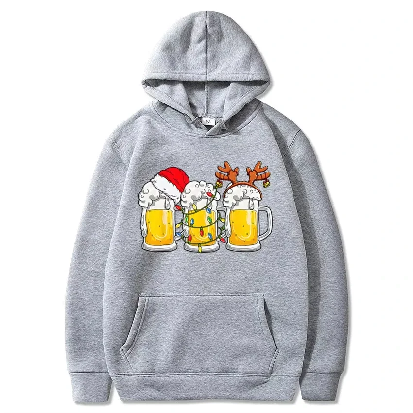 الخريف والشتاء الحدود الرجال الصوف مبطن هوديي جديد الخريف والشتاء جمع فضفاضة تناسب إلكتروني طباعة عارضة مقنعين البلوز Sp #2