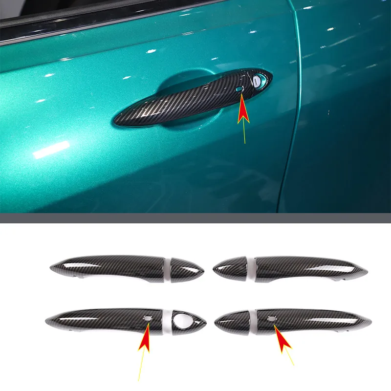 Abs Koolstofvezel Voor Alfa Romeo Stelvio 2017-2020 Auto-interieur Trim Sticker Accessoires Auto Modificatie Auto Styling - afbeelding 1