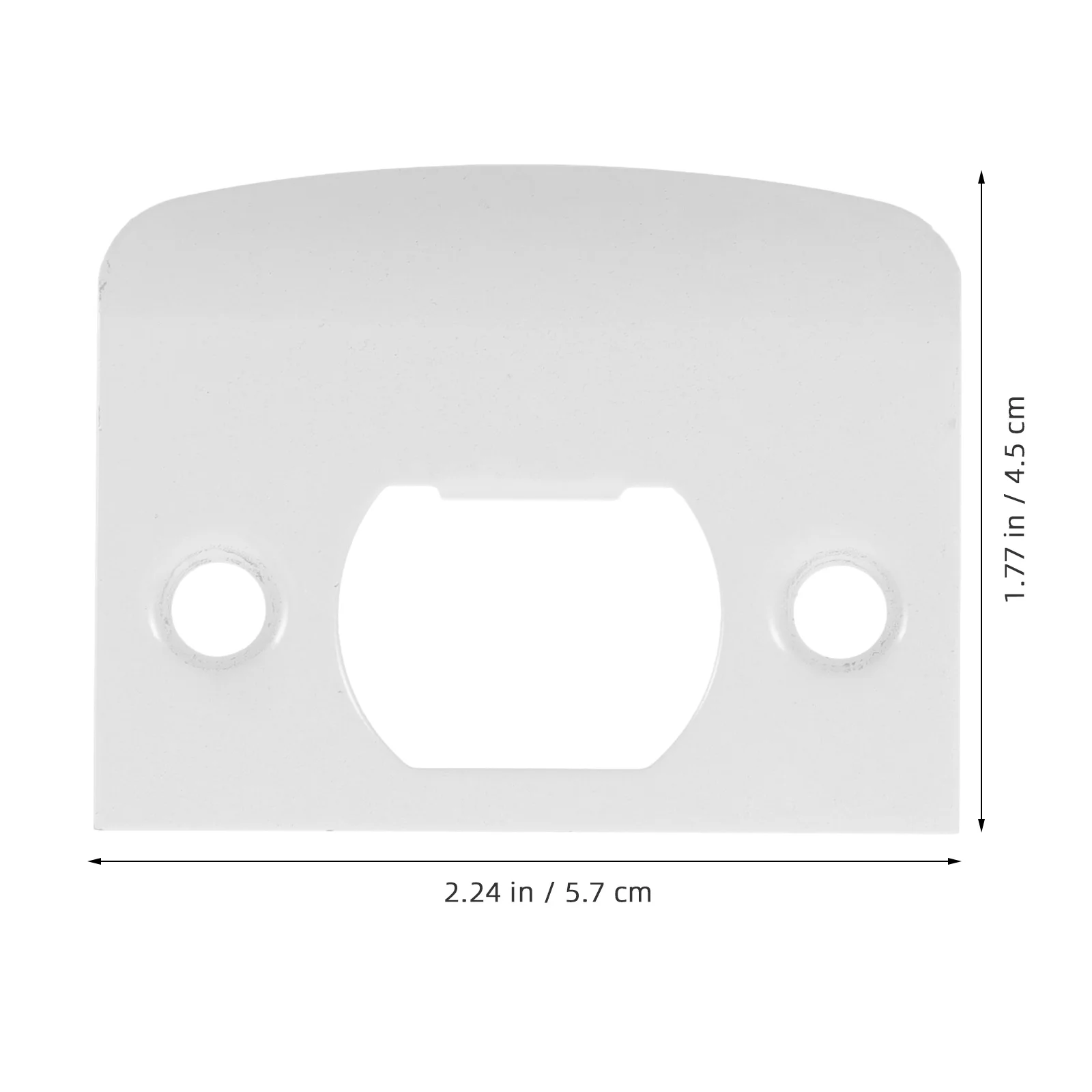 ドアロック用ステンレス鋼ストライクプレート ヘビーデューティーラッチガイドプレート 外部および内部ドアのセキュリティ強化