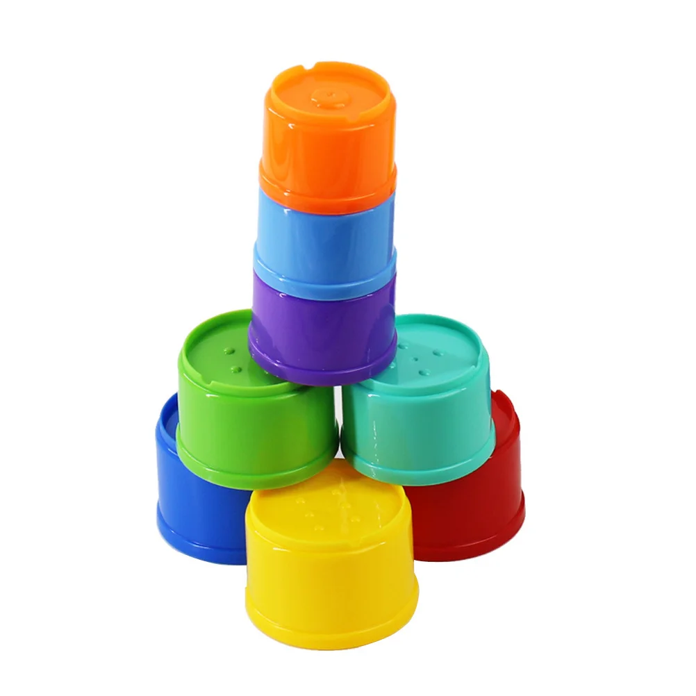 

Fun Color Learning Toy Stacking Cups Children's Children’s Toys Building Block Funny Kids Educational Game