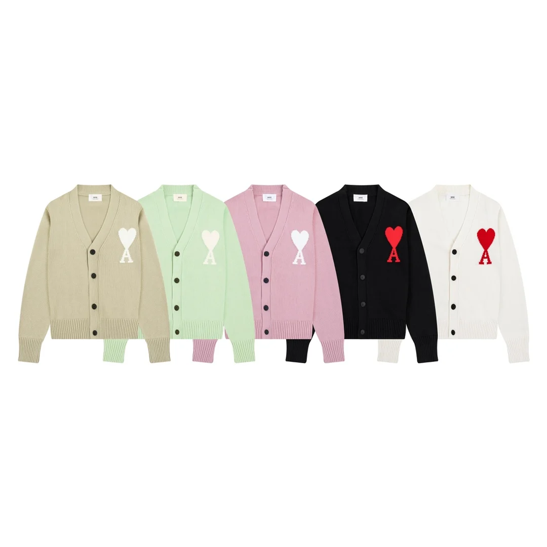 سميكة الشتاء متماسكة سترة البلوز عارضة العصرية على شكل قلب الأحمر الخوخ الملونة عامي الحب القلب سترة للرجال النساء #6