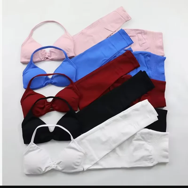 

2-Piece Women's Yoga Set Seamless Impact Sports Shorts Women's 2025 New High Waist Hip Lift Slim Fitness Wear