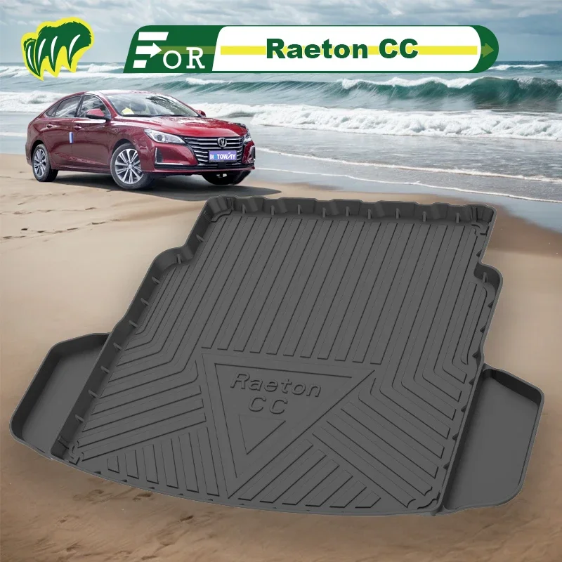 

Для ChangAn raeton CC 15 19 20 21 2013-2022 Коврик в багажник автомобиля на заказ Всесезонный коврик в багажник 3D-формы измерения лазера Подкладка в багажник