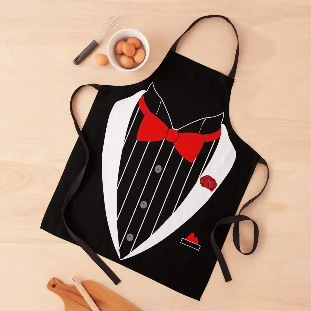 

tuxedo costume tee, Tuxedo Cute Apron restaurant accessories men's barbecue chef costume Nursing Apron